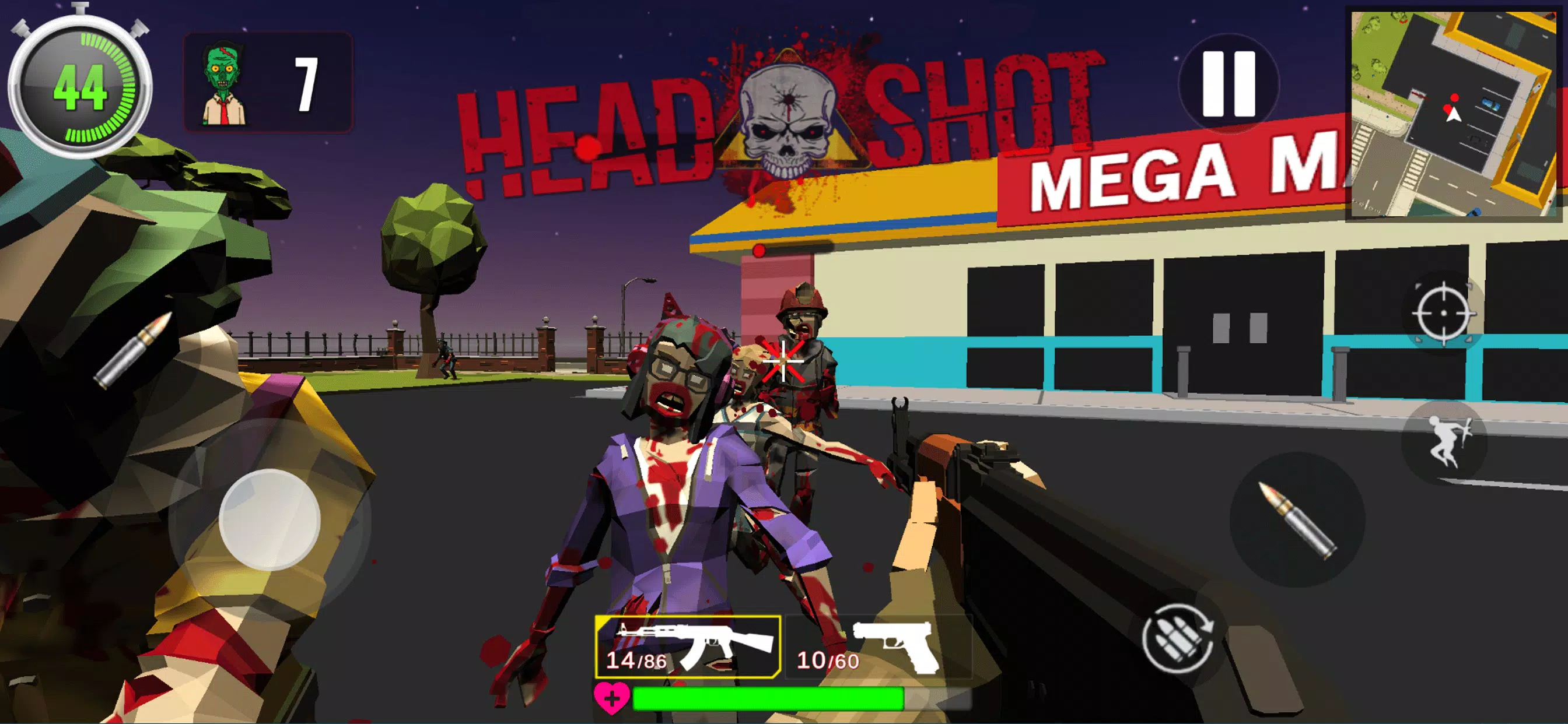 Zombie Hunter : Police Shooter Captura de pantalla 3
