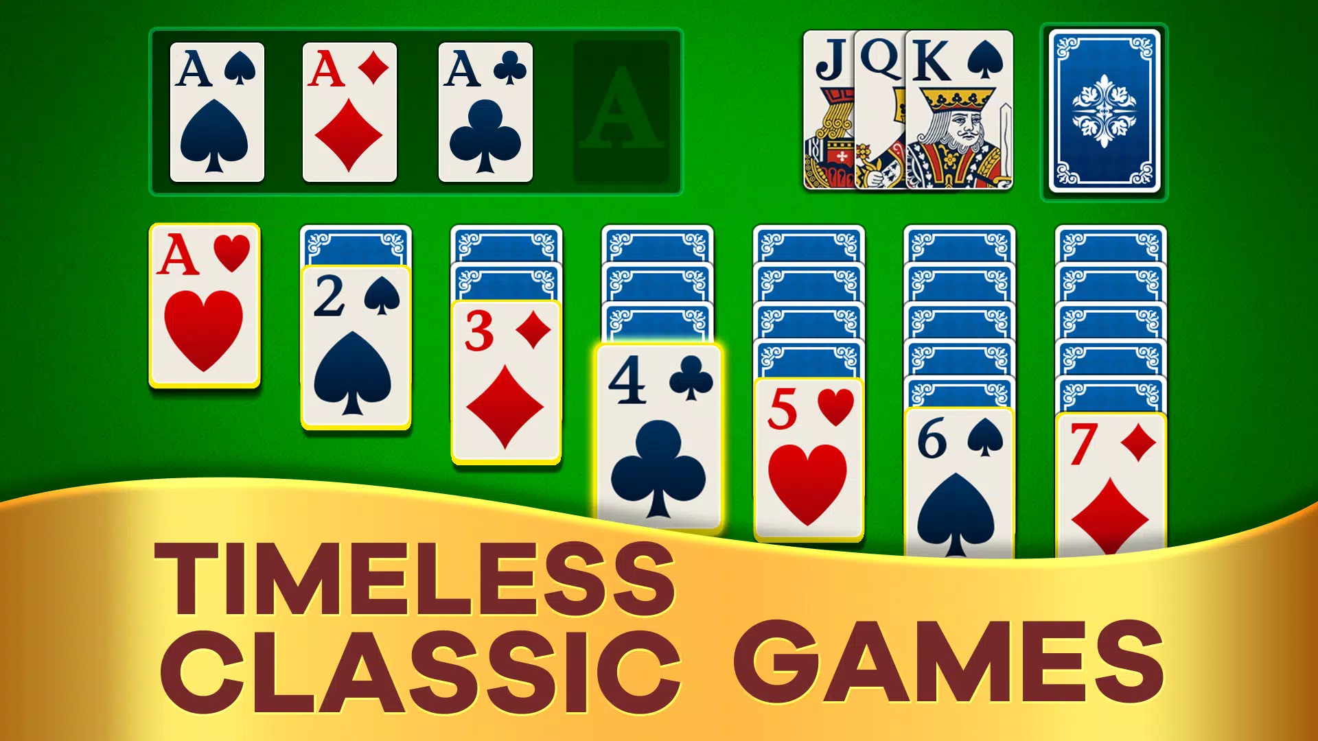 Classic Klondike Solitaire Captura de tela 0