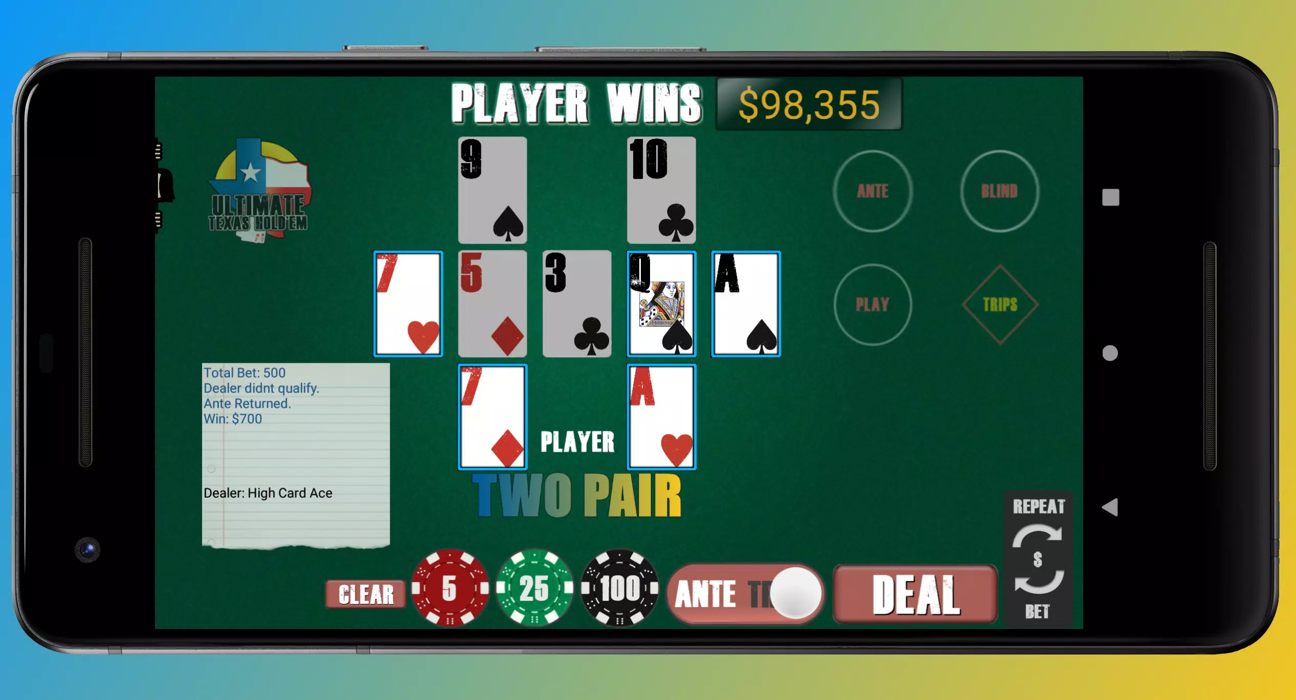Texas Ultimate Holdem Captura de pantalla 0