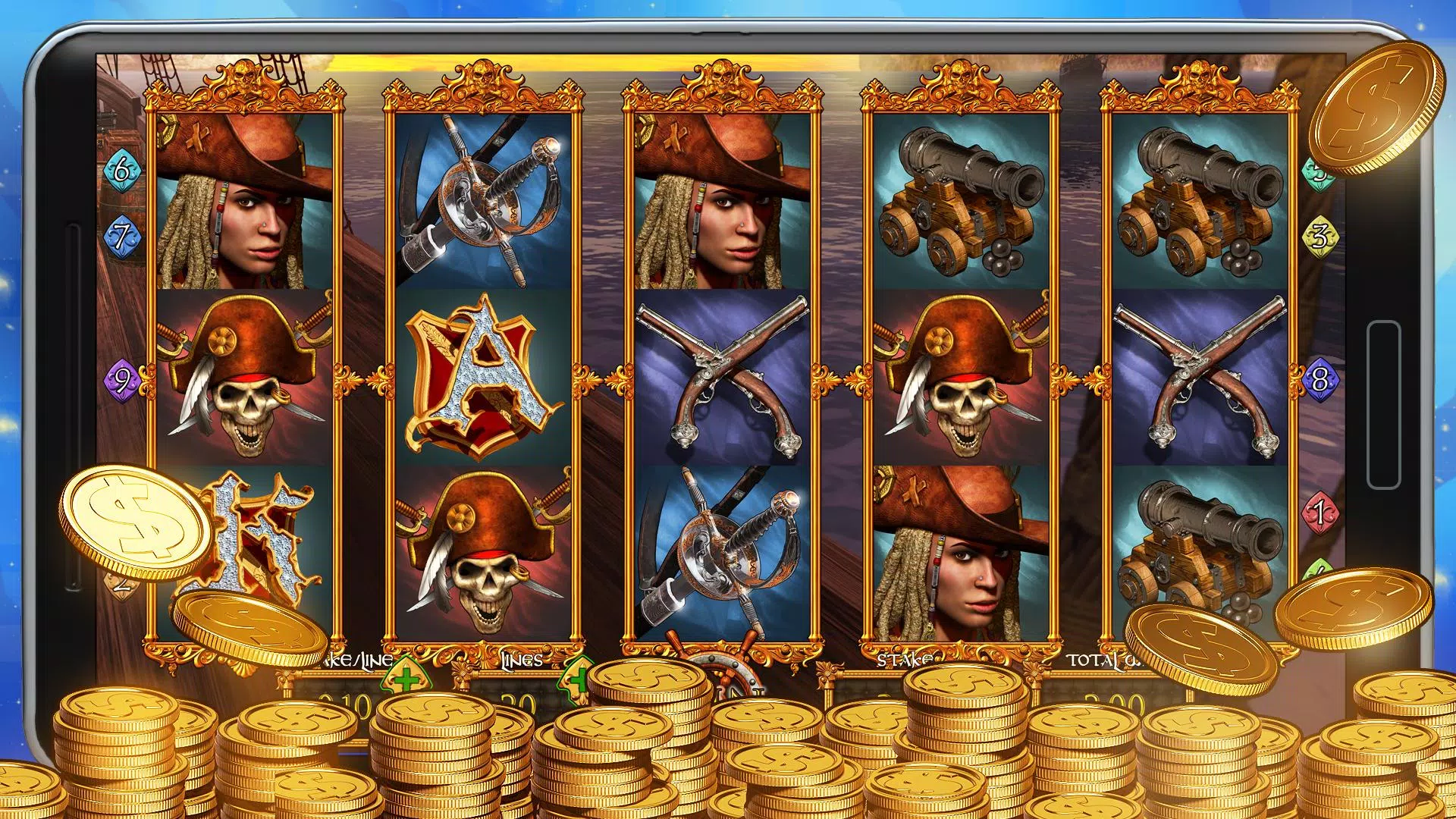 Pirate Slots: VR Slot Machine Screenshot 0