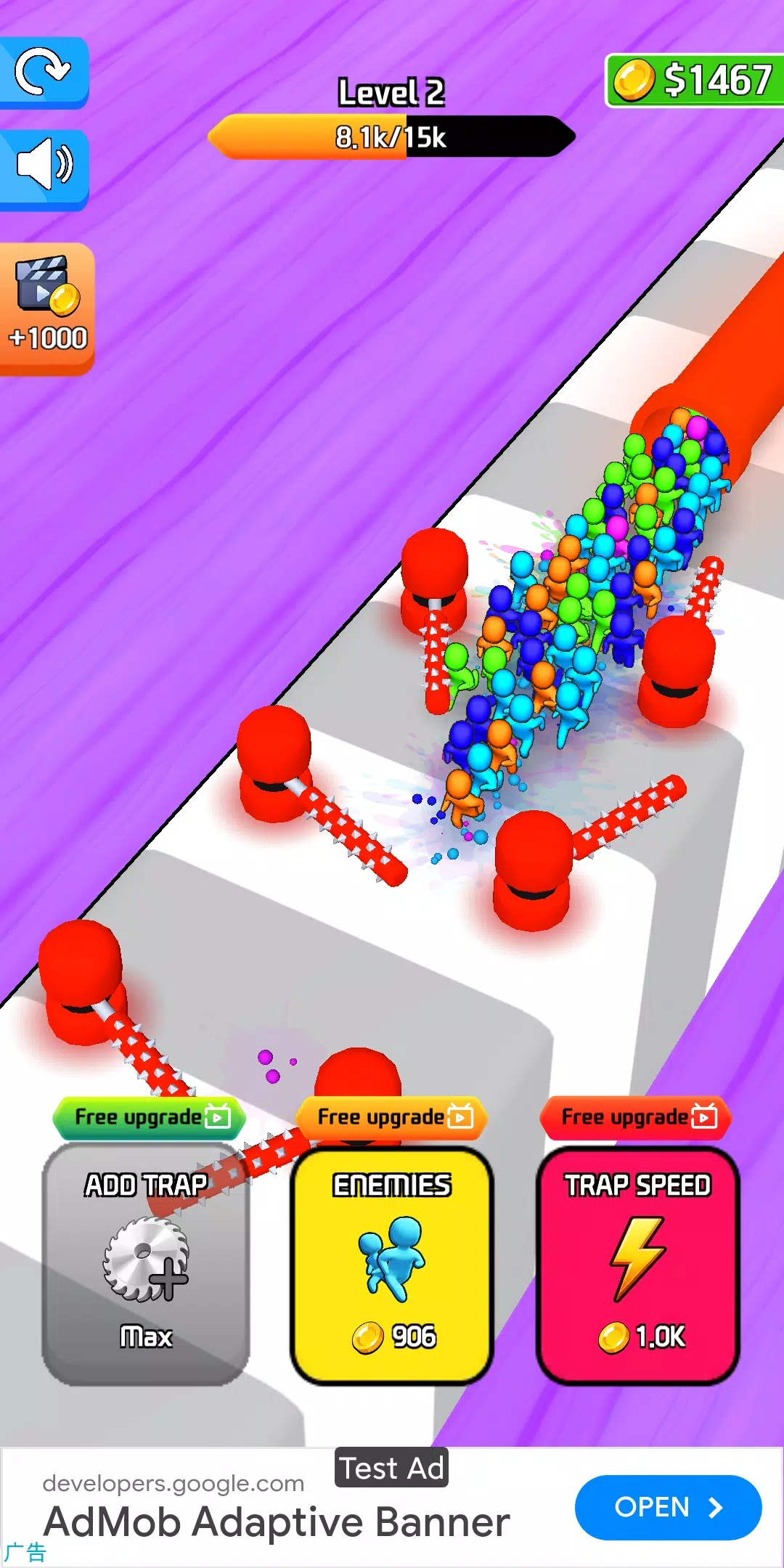 Idle Trap Expert:Road Forbid Captura de tela 2