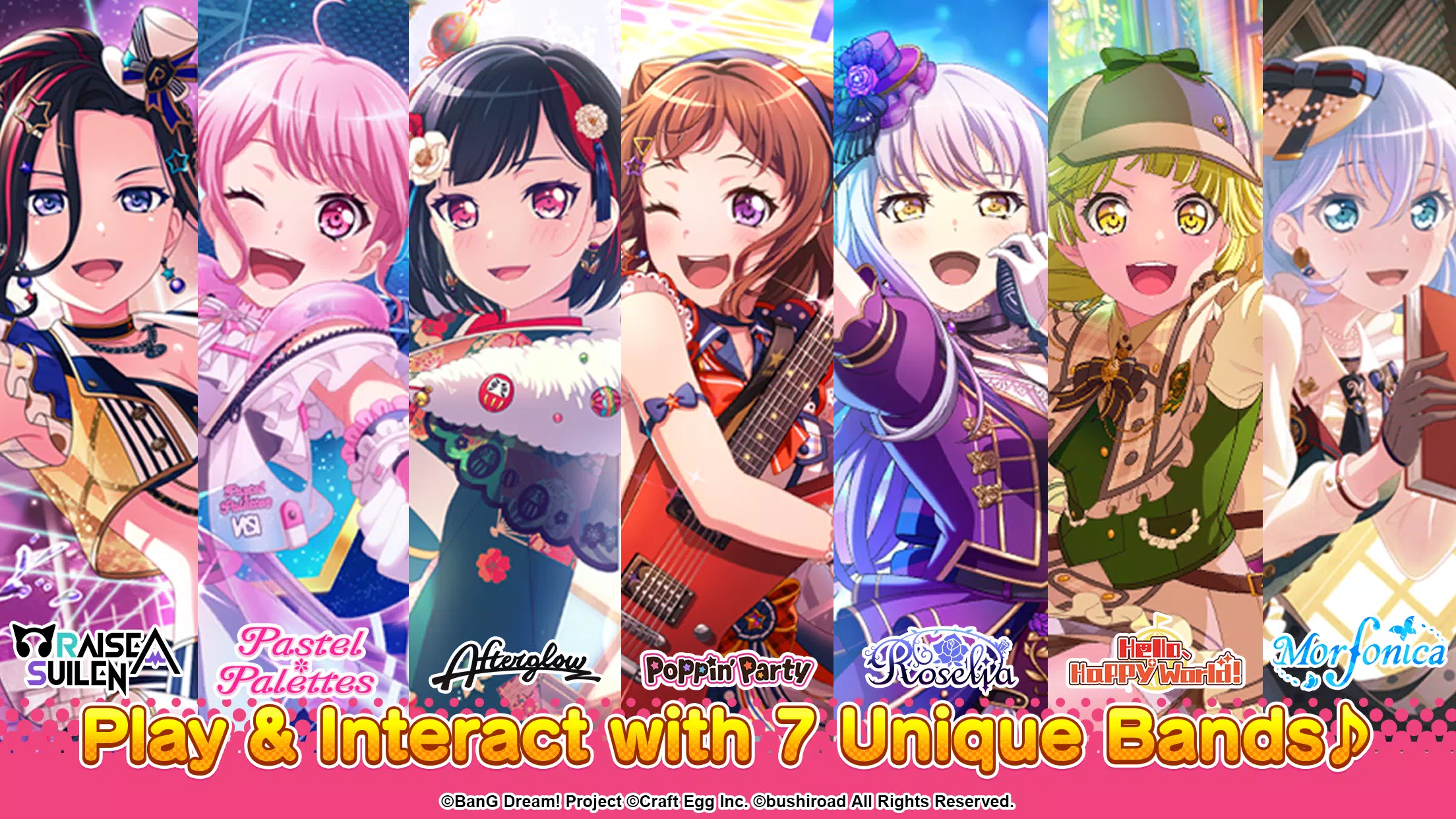 BanG Dream! ဖန်သားပြင်ဓာတ်ပုံ 3