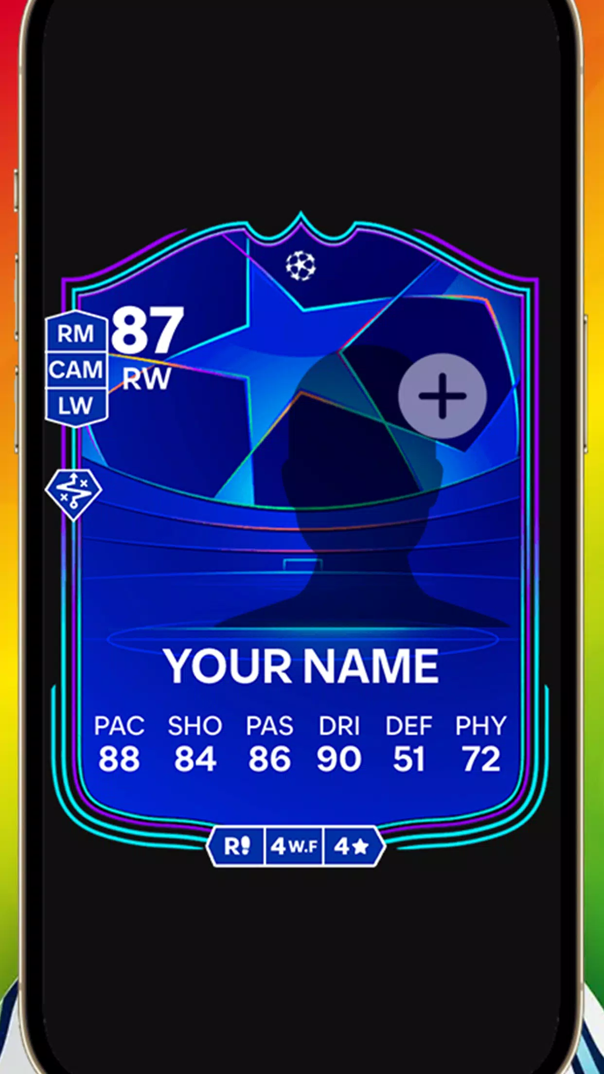 FC Card Creator स्क्रीनशॉट 1