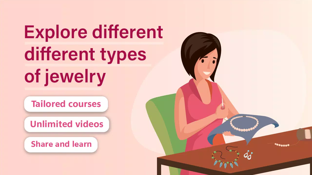 DIY Jewelry Making App Ảnh chụp màn hình 1