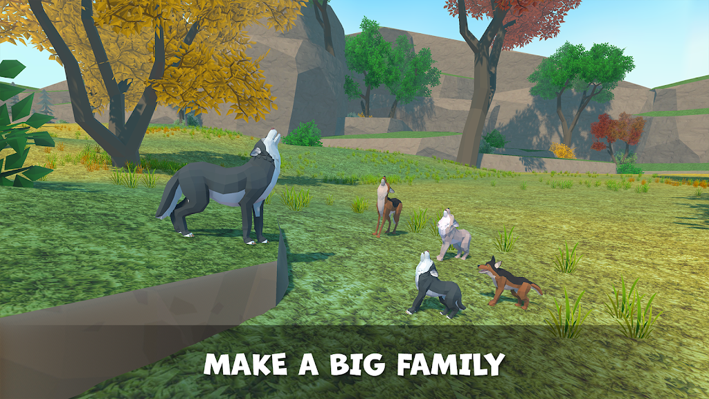 Wolf Family Simulator Screenshot 3