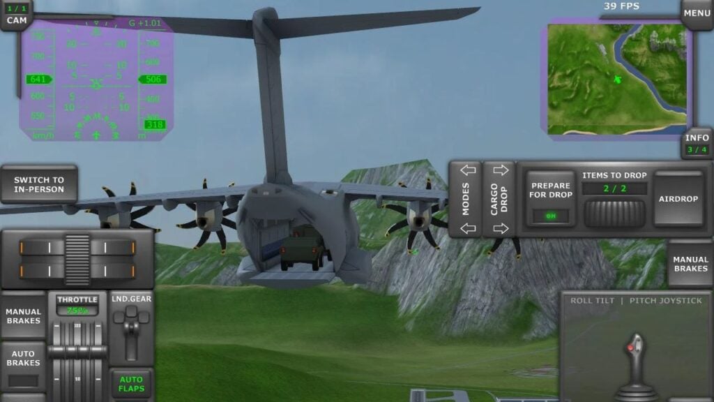 Turboprop Flight Simulator 3D Screenshot