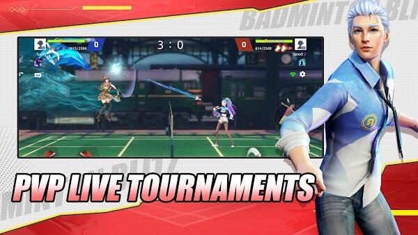 Badminton blitz mod APK nieuwste versie