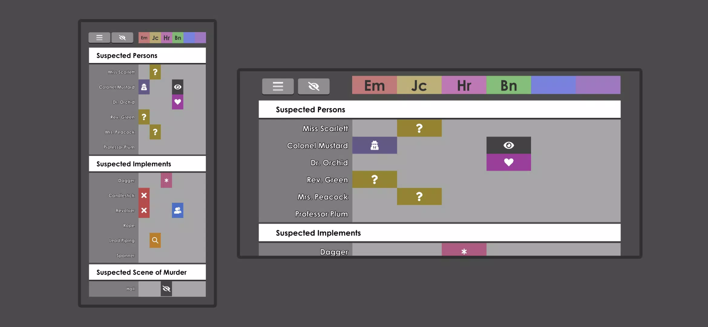 Detective Notes (Clue/Cluedo) Скриншот 0