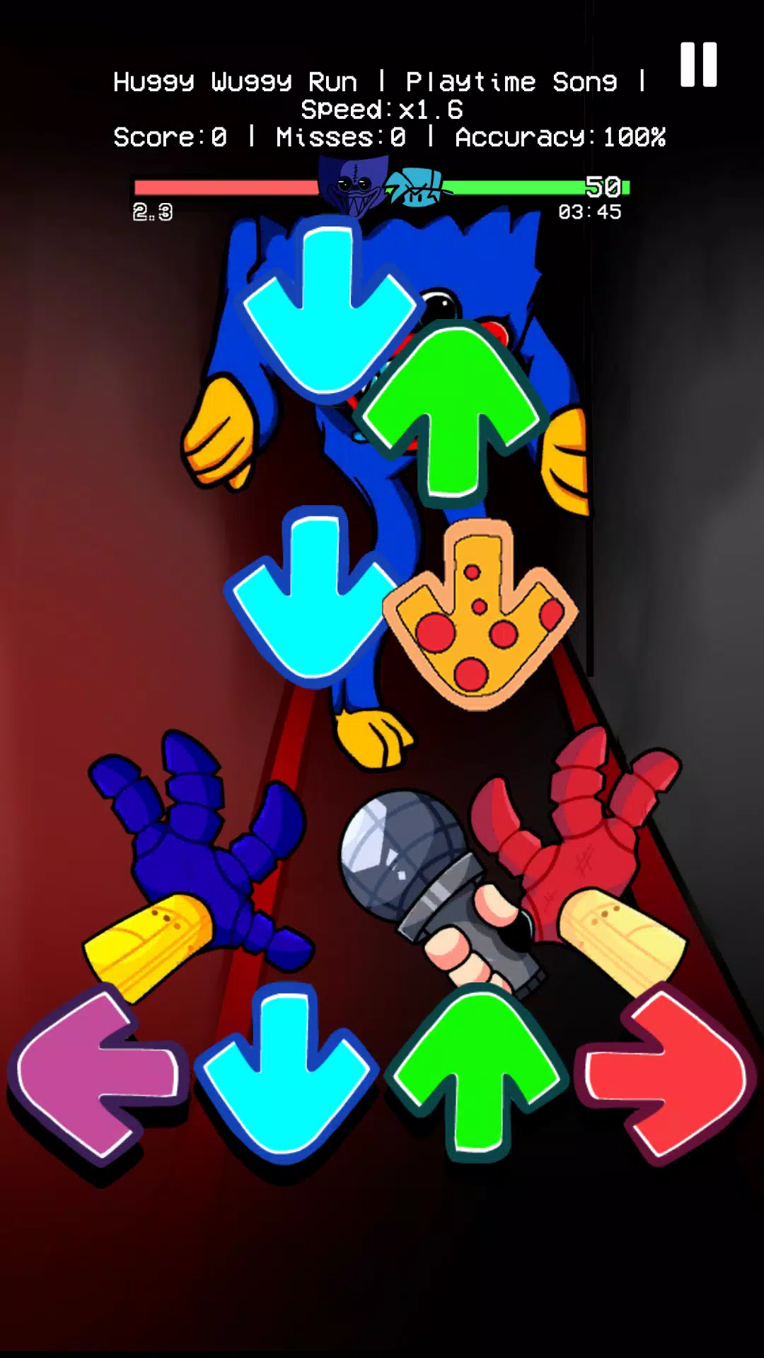 Runtime Music Fight Horror Toy Captura de tela 0