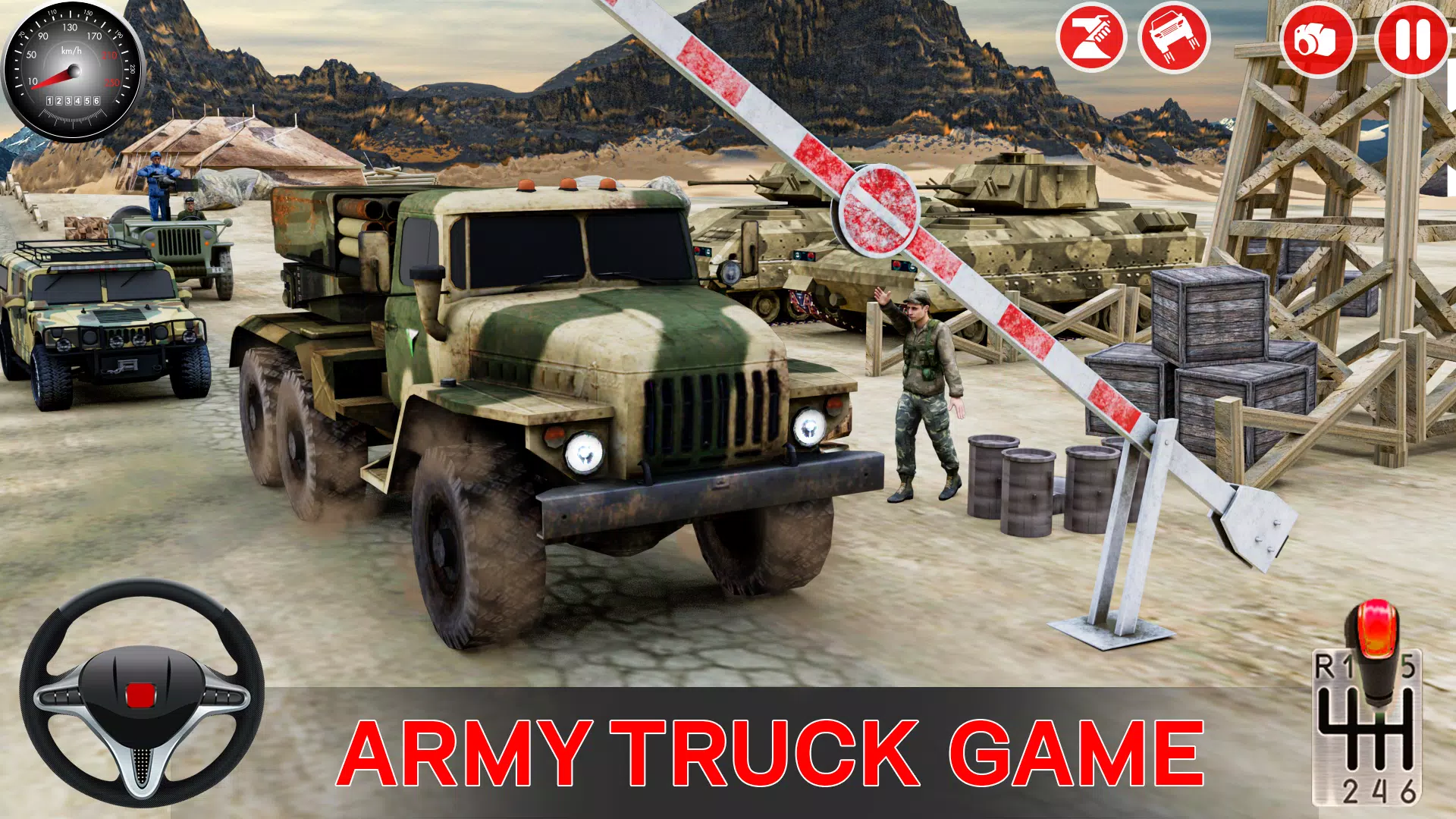 Army Car Games Truck Driving Captura de tela 1