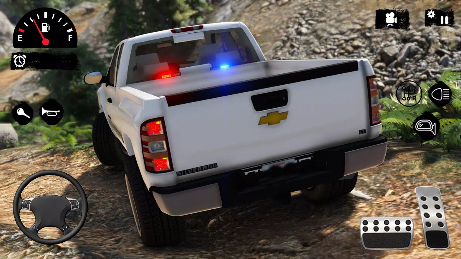 Offroad Police Truck Drive 3D Captura de pantalla 0