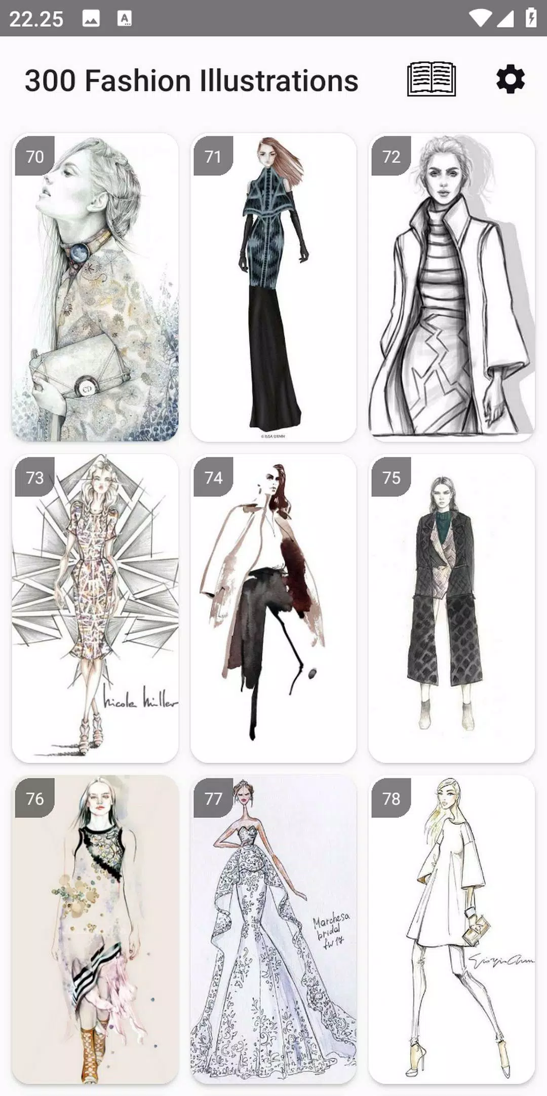300 Fashion Illustrations Schermafbeelding 3