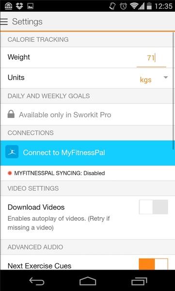 Sworkit Fitness – Workouts Screenshot 2