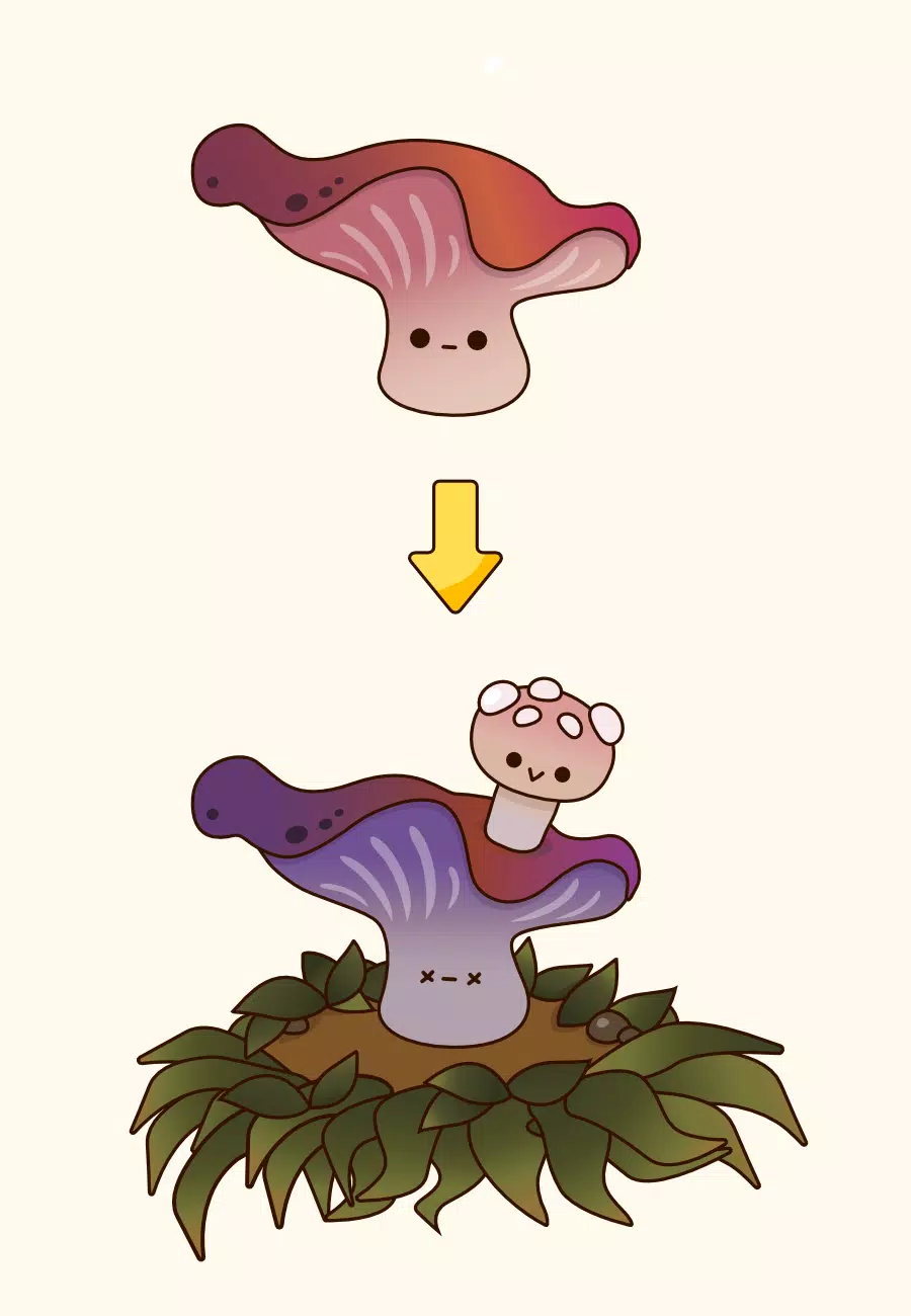 Mushroom Stories Clicker Скриншот 1