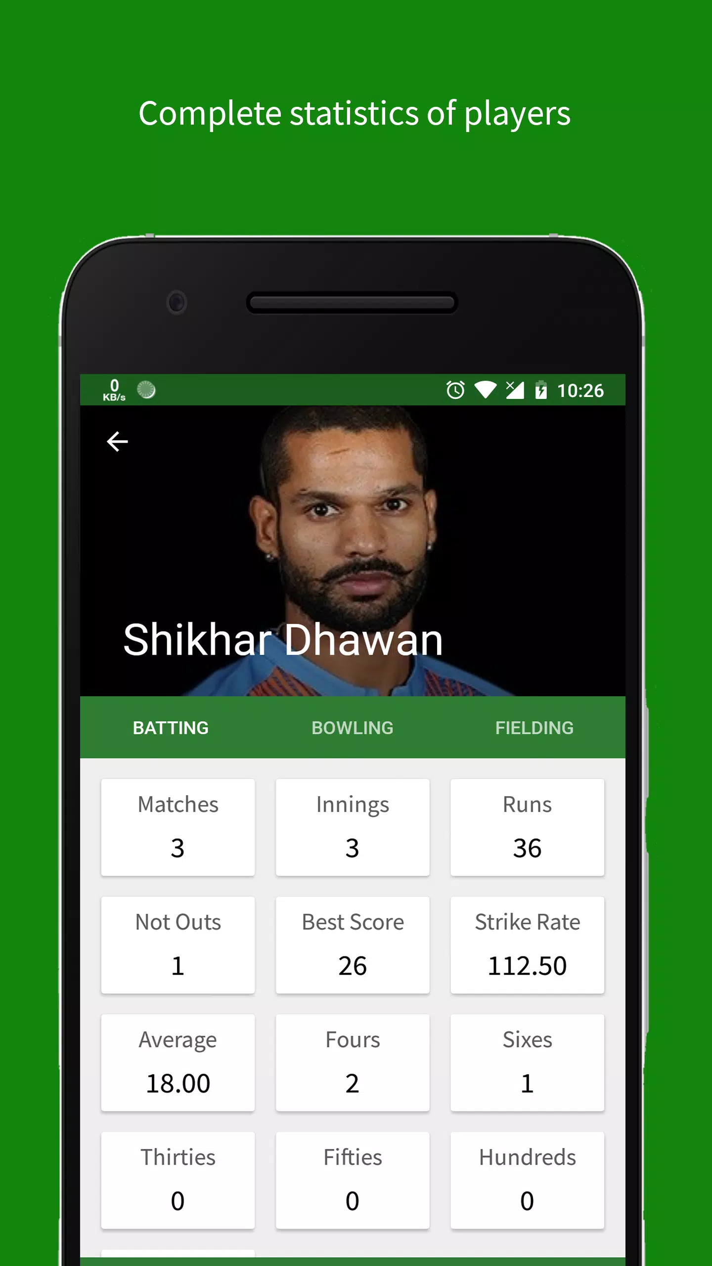 Cricket Scorer Zrzut ekranu 3