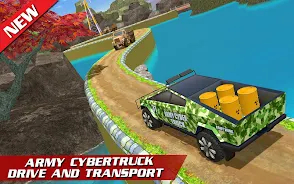 Offroad US Army Truck Driving Zrzut ekranu 0