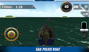 Police Boat Shooting Games 3D应用截图第3张