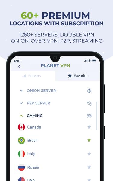 Schermata Free VPN Planet 3