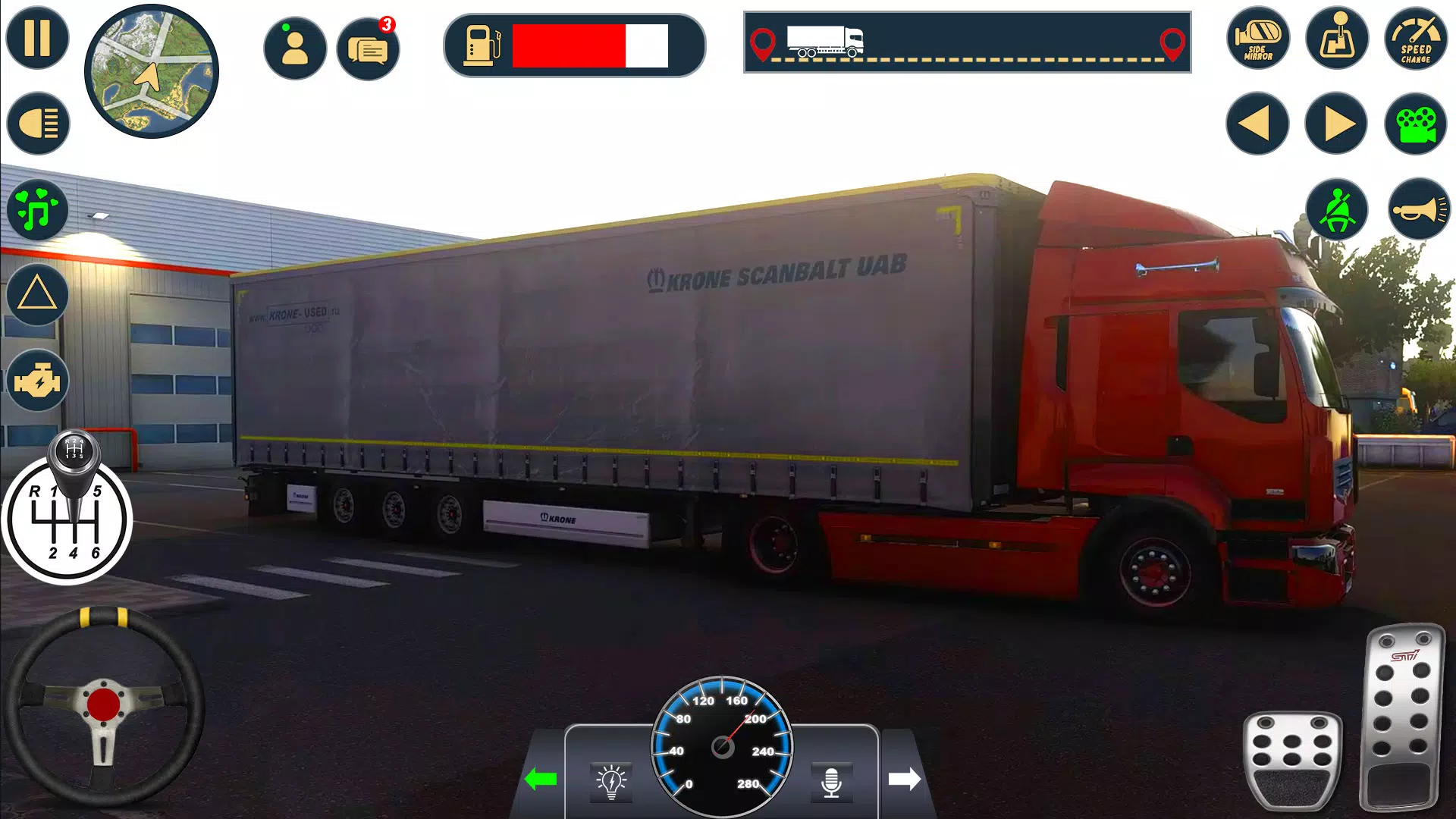 Euro Cargo Truck Simulator 3D ภาพหน้าจอ 0