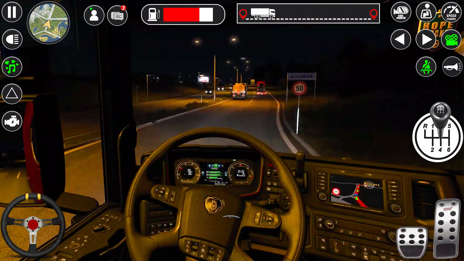 Euro Cargo Truck Simulator 3D ภาพหน้าจอ 1