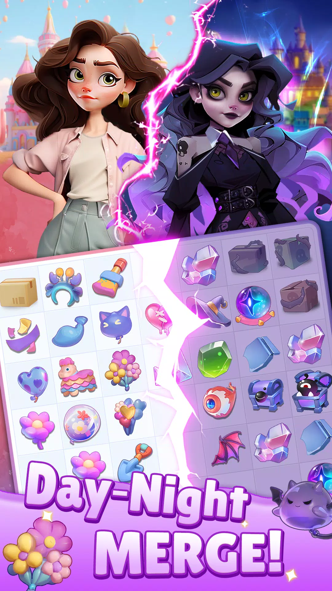 Magic Funfair：Day&Night Merge Tangkapan skrin 1