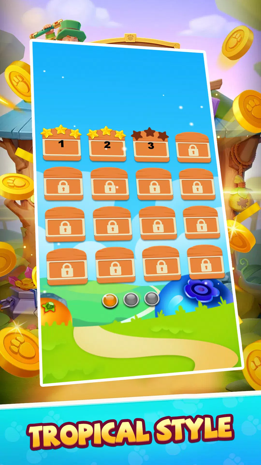 Tropical Match Game Скриншот 1