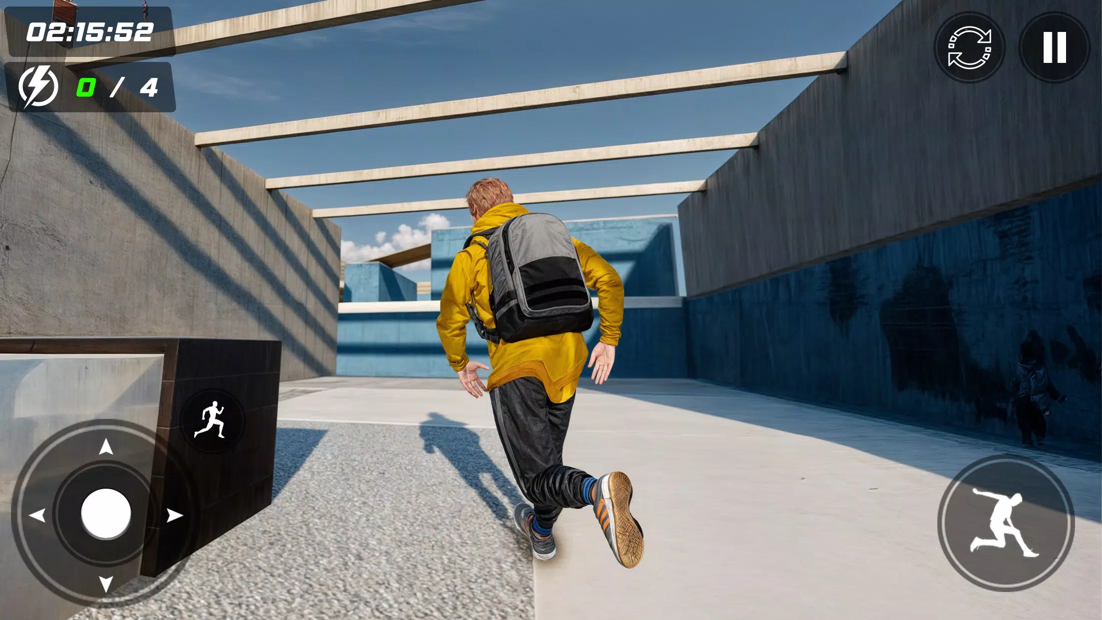 Schermata Going Up Rooftop Parkour Games 3