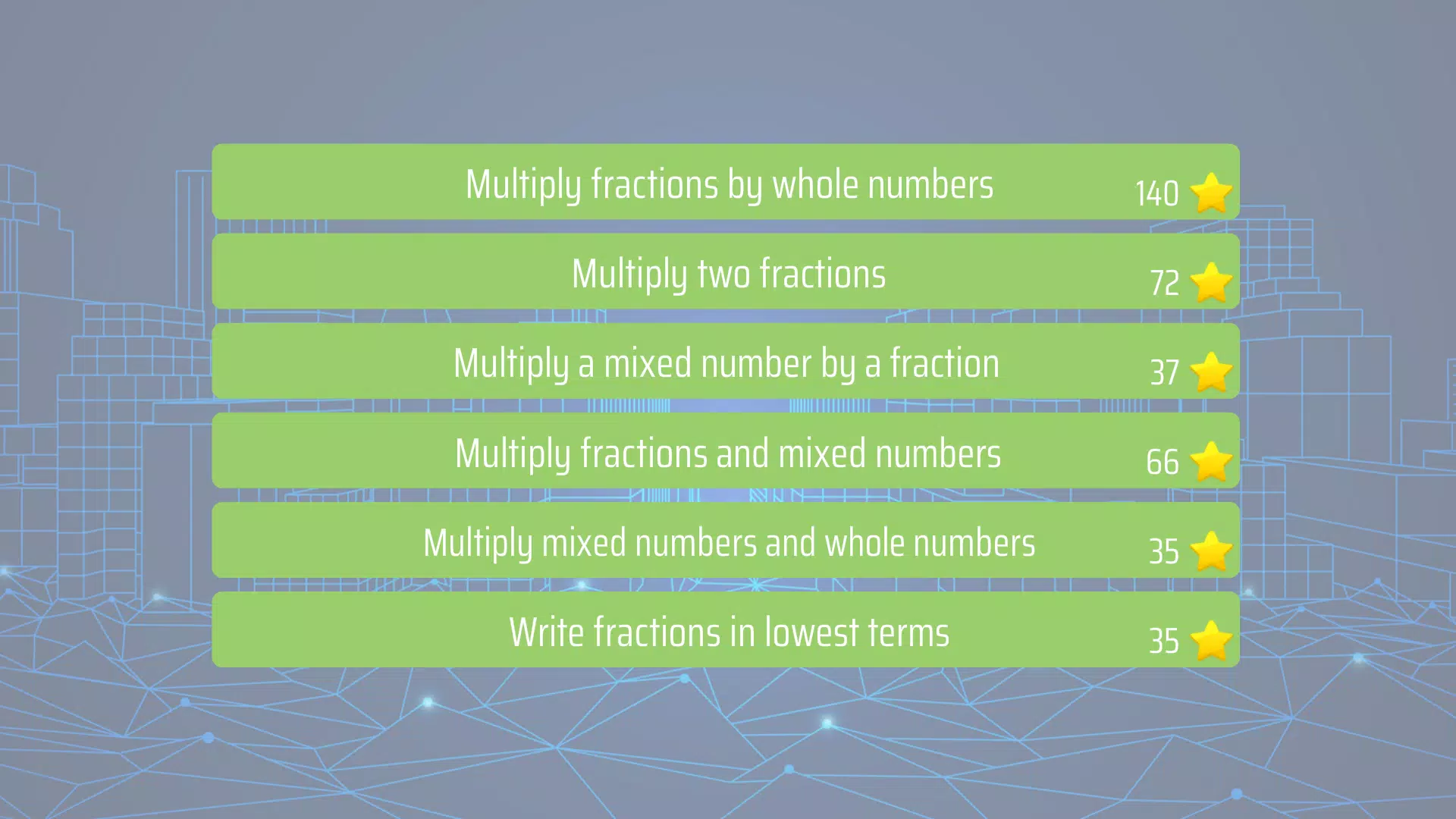 Multiplying Fractions スクリーンショット 0