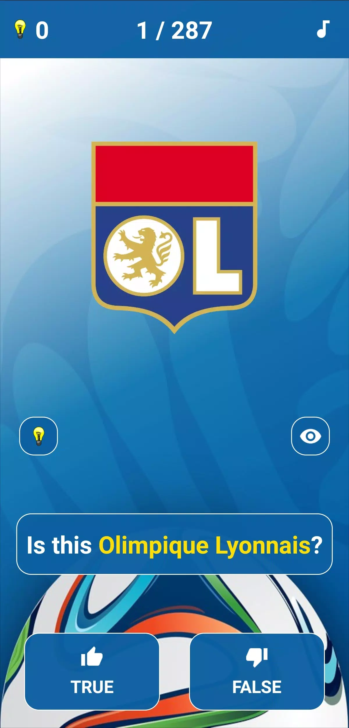 Soccer Clubs Logo Quiz স্ক্রিনশট 1