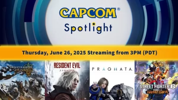 Capcom Spotlight June 2025 to Feature RE9, Pragmata, MH WIlds and More