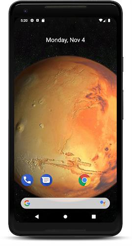 Mars 3D Live Wallpaper Screenshot 1