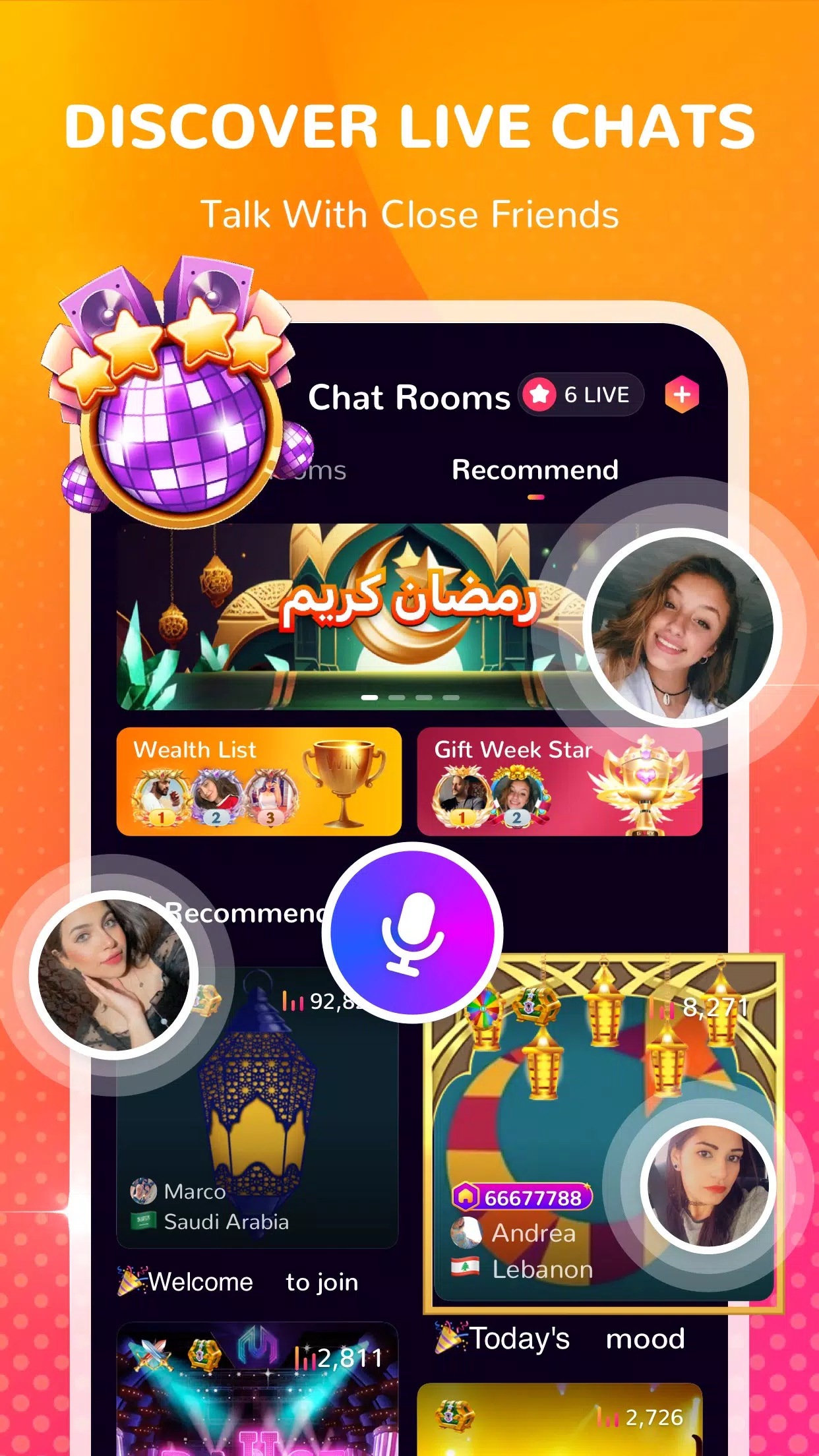 Honey Jar - Voice Chat & Party Captura de pantalla 3