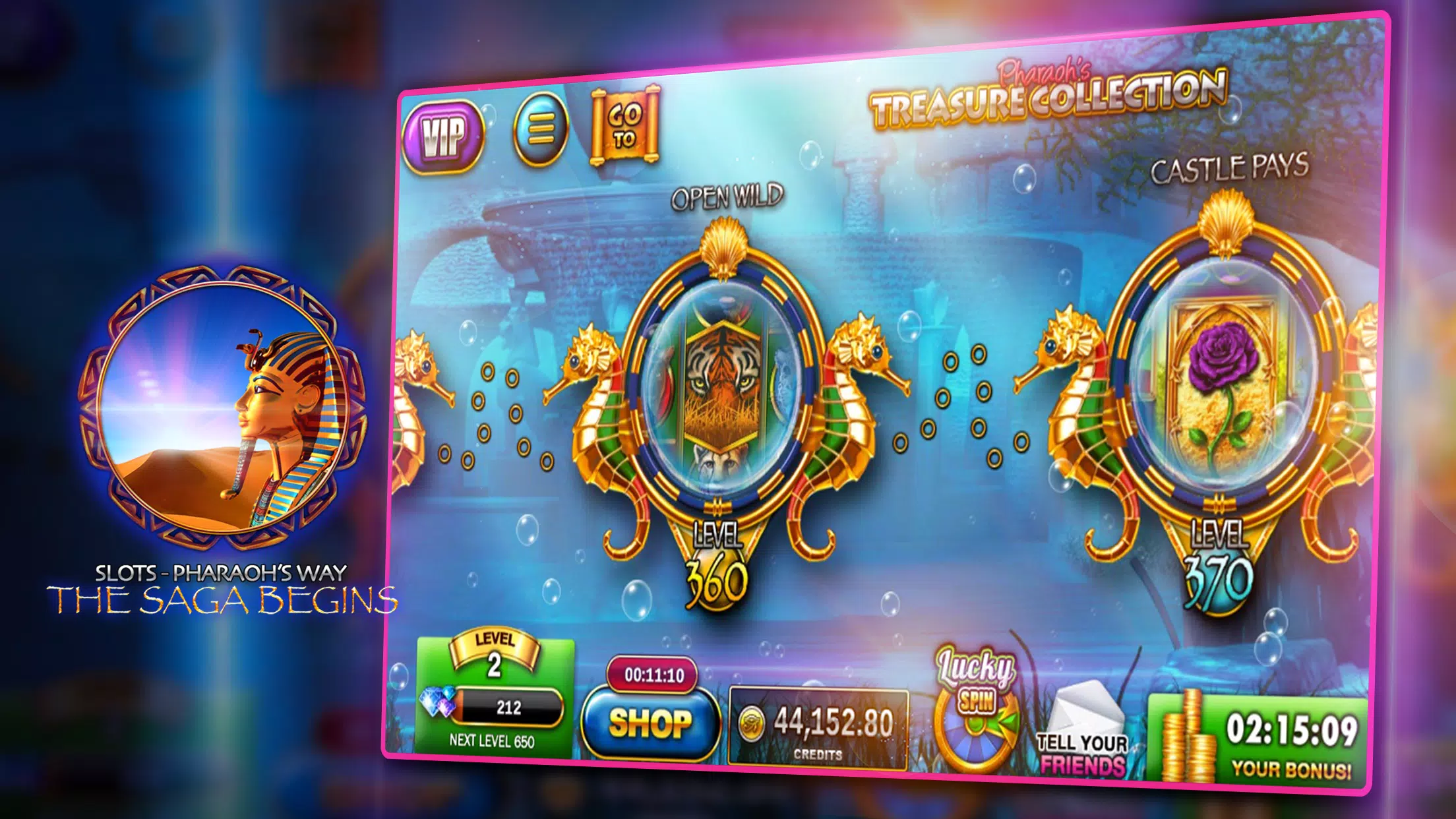 Slots - Pharaoh’s Way Casino スクリーンショット 1