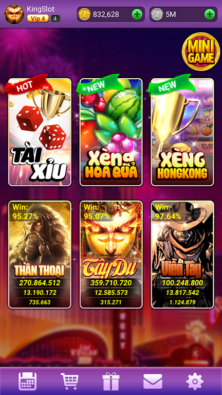 KingSlot - Cổng Game Giải Trí Ekran Görüntüsü 0