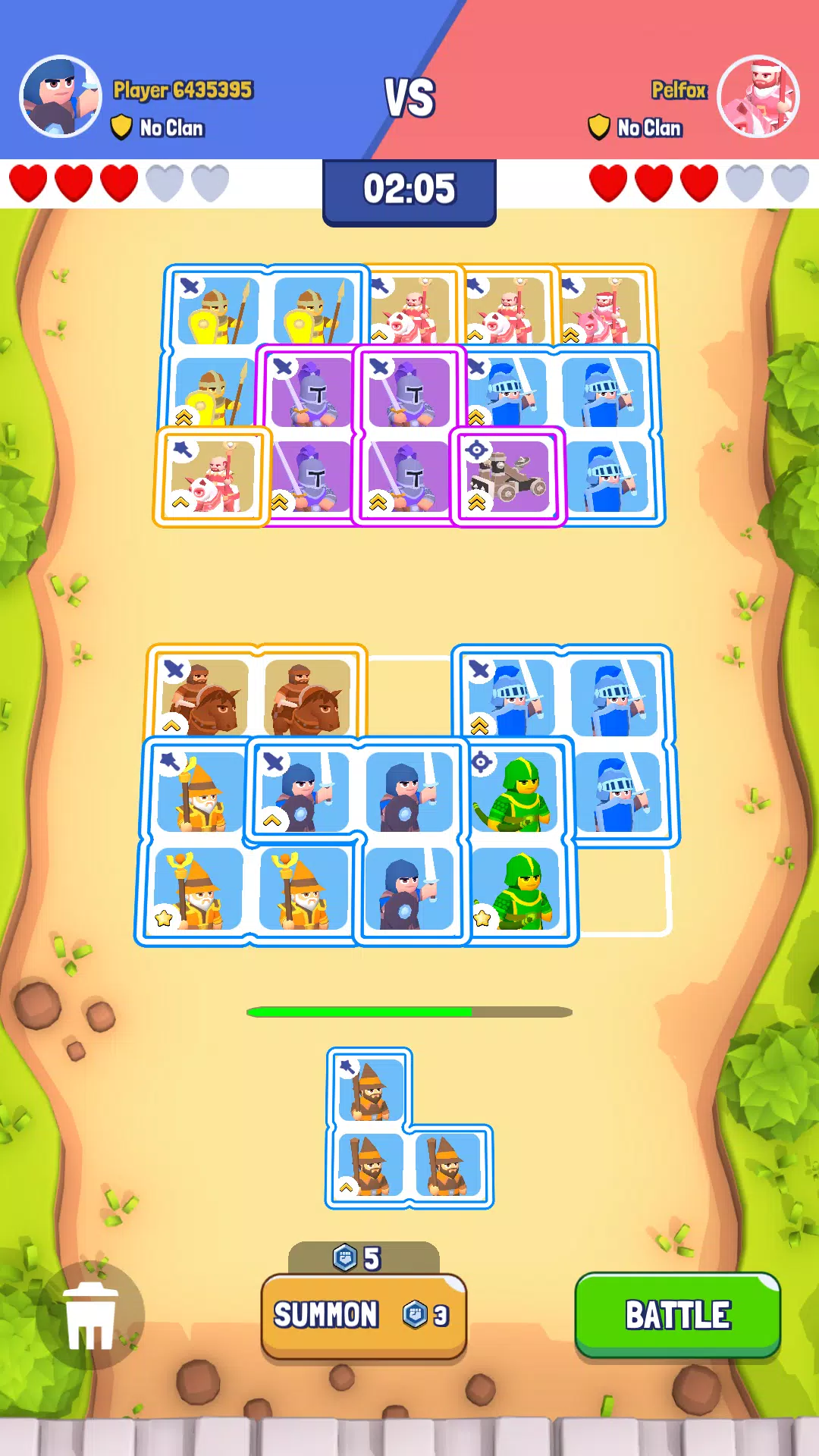 Merge Warrior Army Ekran Görüntüsü 0