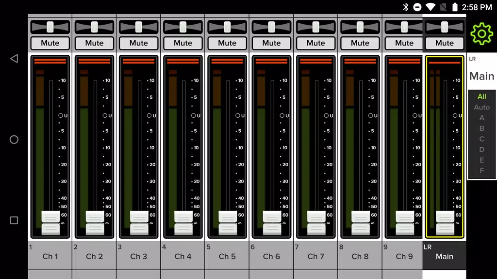 Mackie Master Fader 5 Ảnh chụp màn hình 0