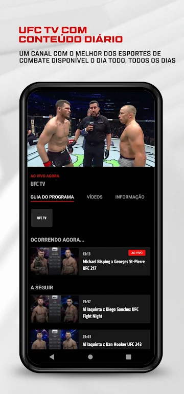 UFC Fight Pass - MMA ao vivo 스크린샷 2