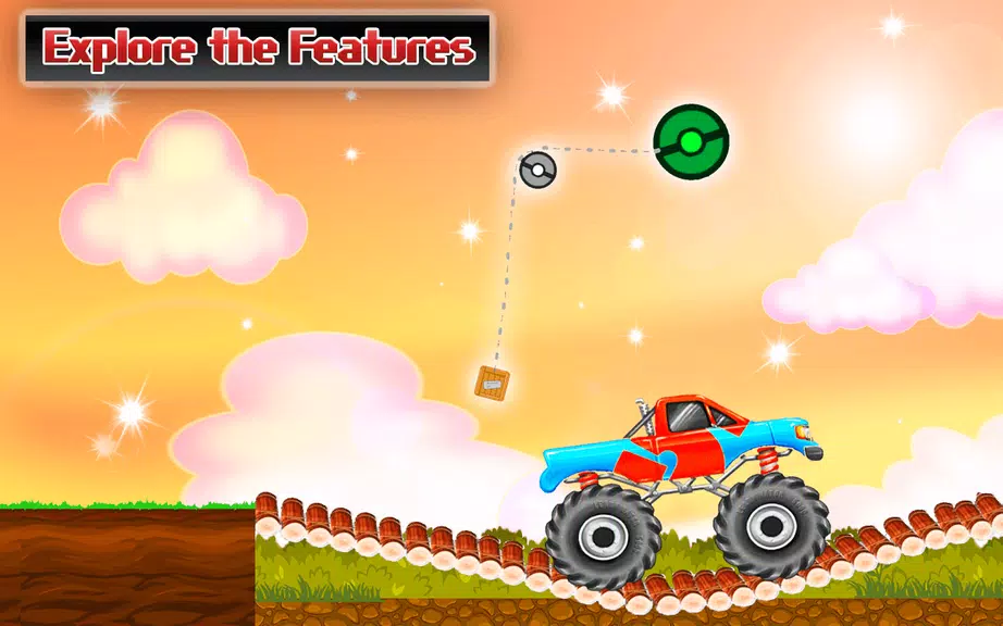 Rope Bridge Racer Car Game ภาพหน้าจอ 2