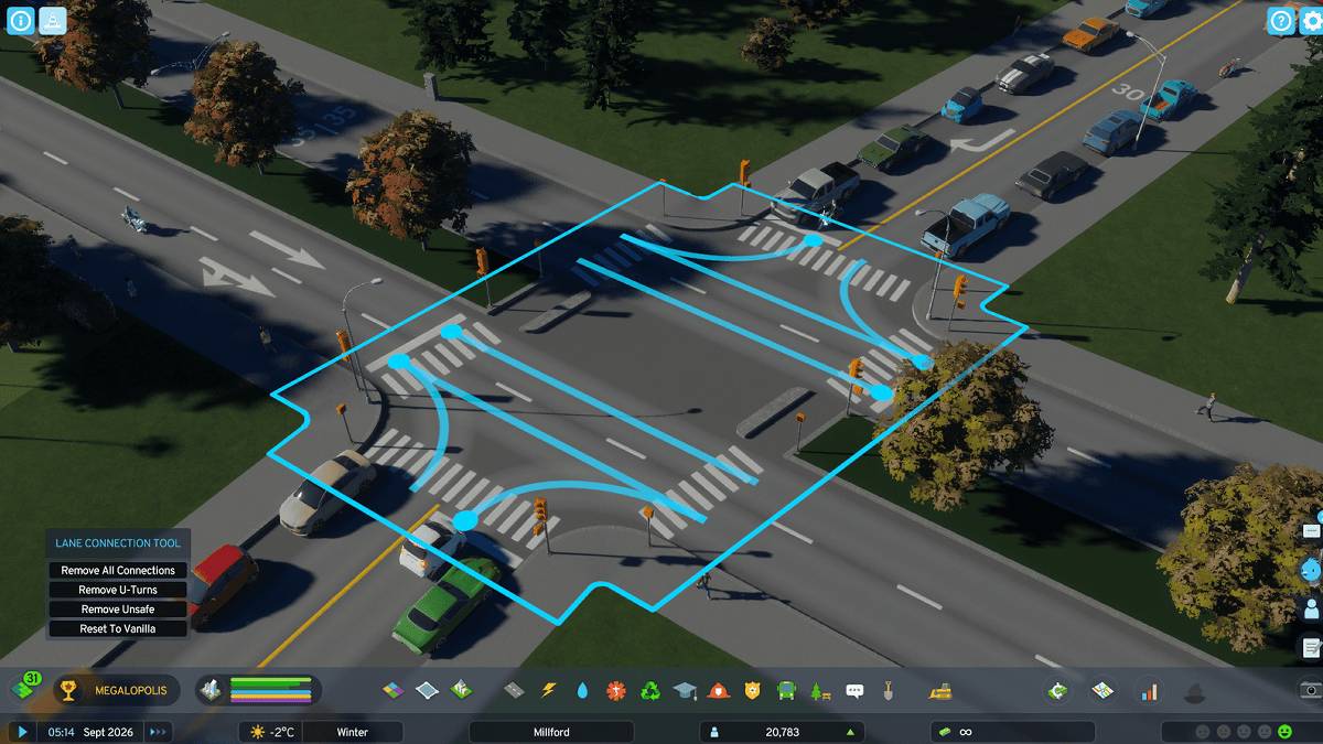 Traffic is a great mod for Cities Skylines 2