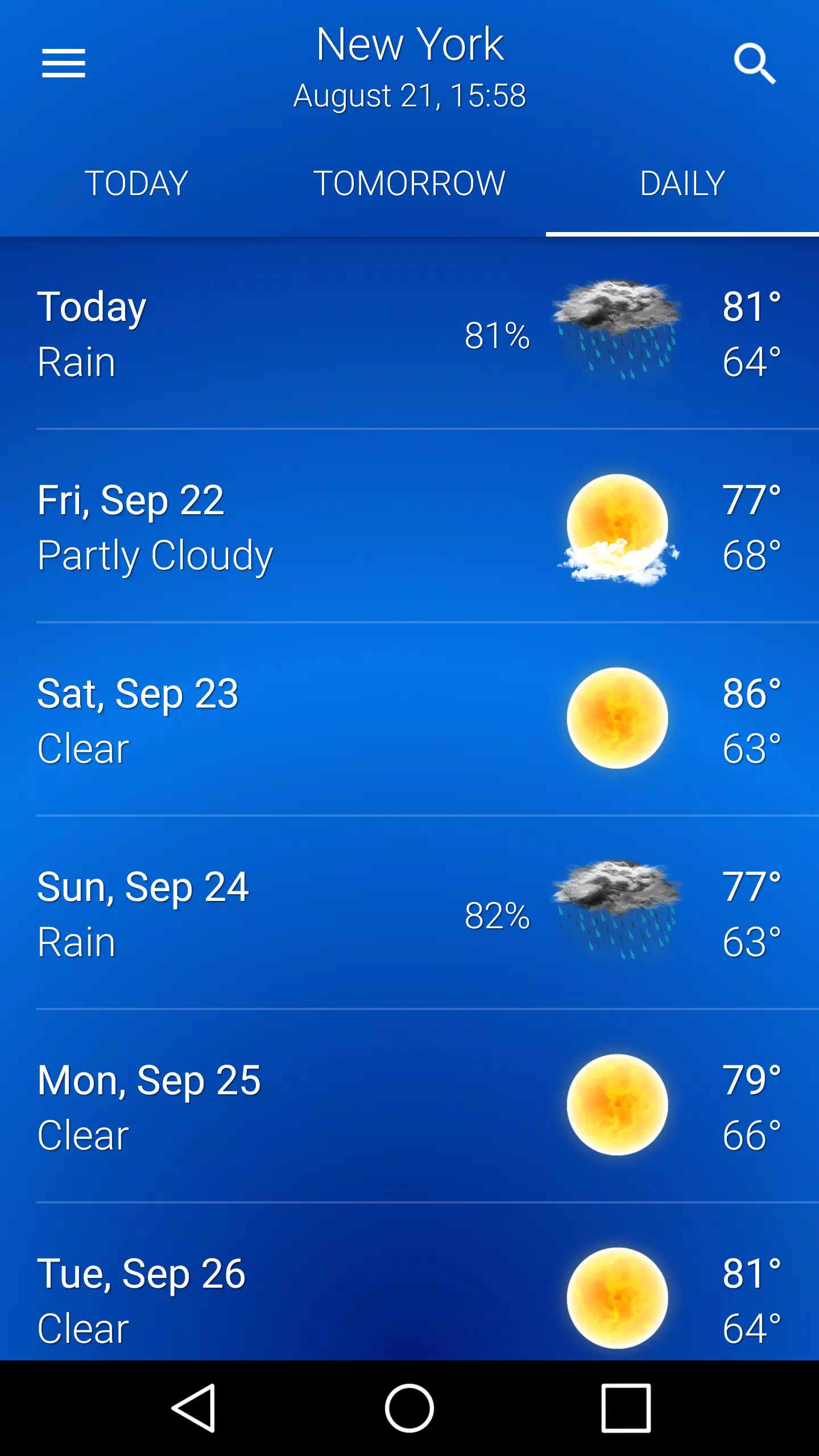 Weather: Clear Skies Captura de tela 3