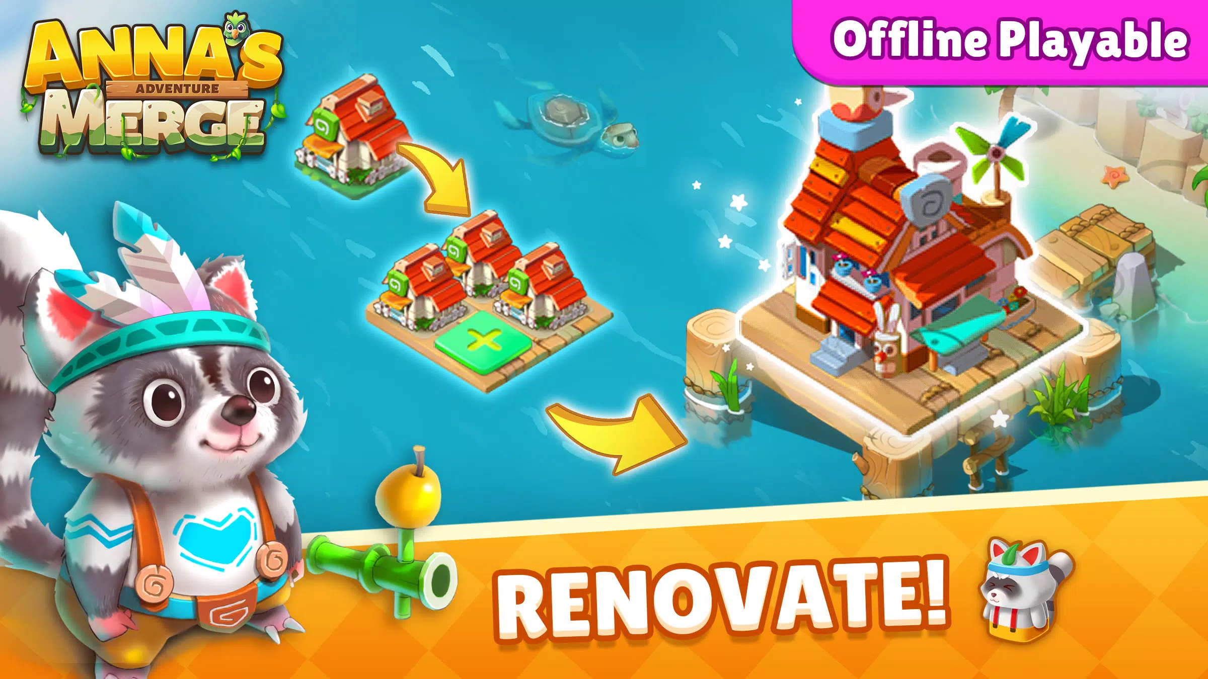 Anna’s Merge Adventure-Offline ภาพหน้าจอ 0