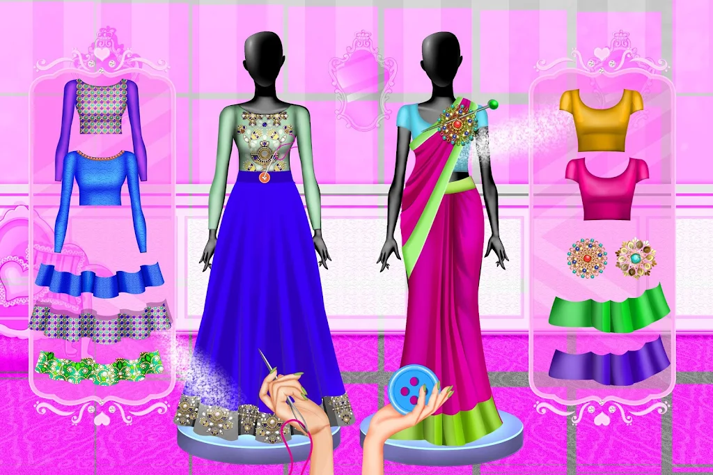 Indian Fashion Tailor: Little Captura de pantalla 1