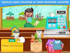 Grocery Shopping Cash Register स्क्रीनशॉट 2