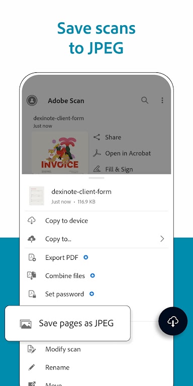 Adobe Scan: PDF Scanner, OCR应用截图第3张