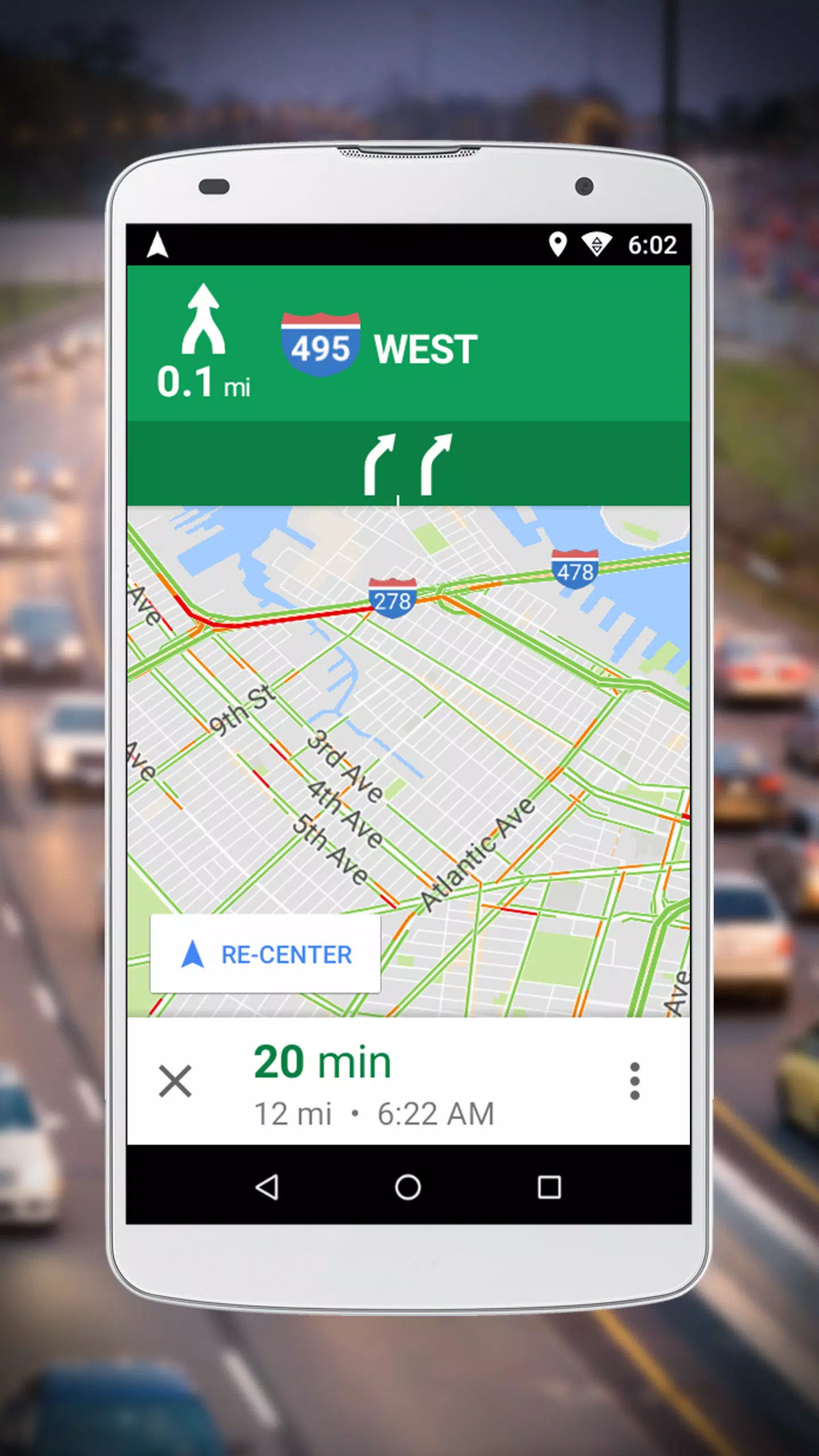 Google Maps Go 내비게이션 스크린샷 2