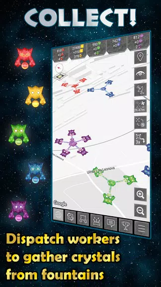 ColorPlanet Resources, GPS MMO Скриншот 1