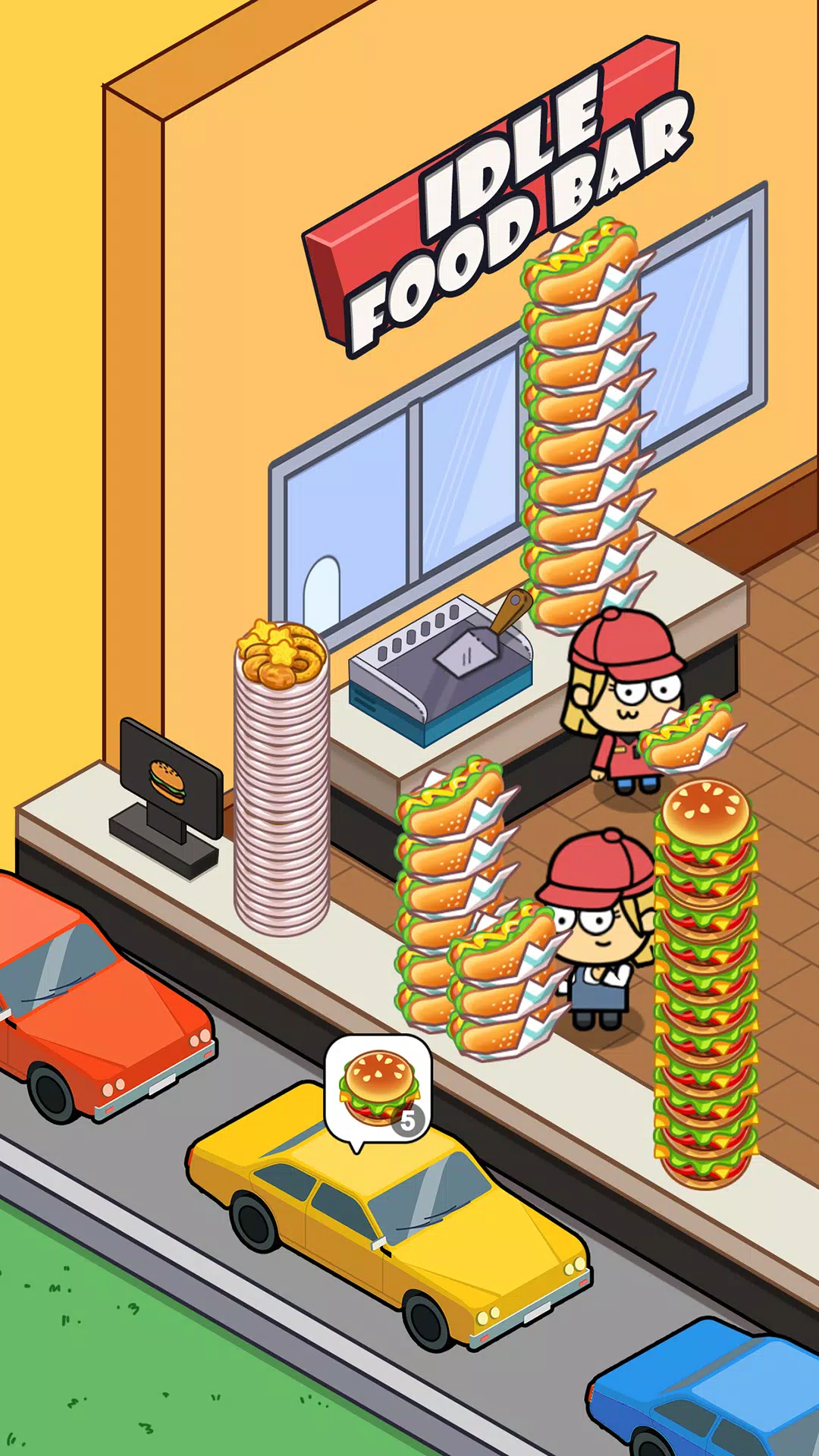 Idle Food Bar Tangkapan skrin 1