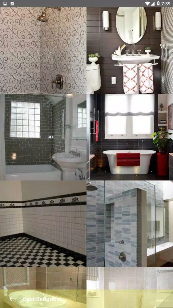 Best Bathroom Tile Designs ide 스크린샷 2