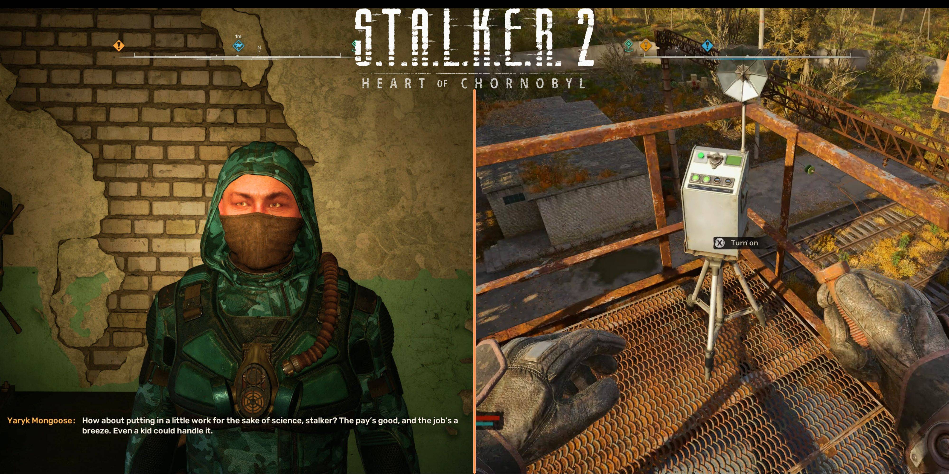 Stalker 2- သိပ္ပံအတွက်။ Side Quest လေ့ကျင့်ခန်း