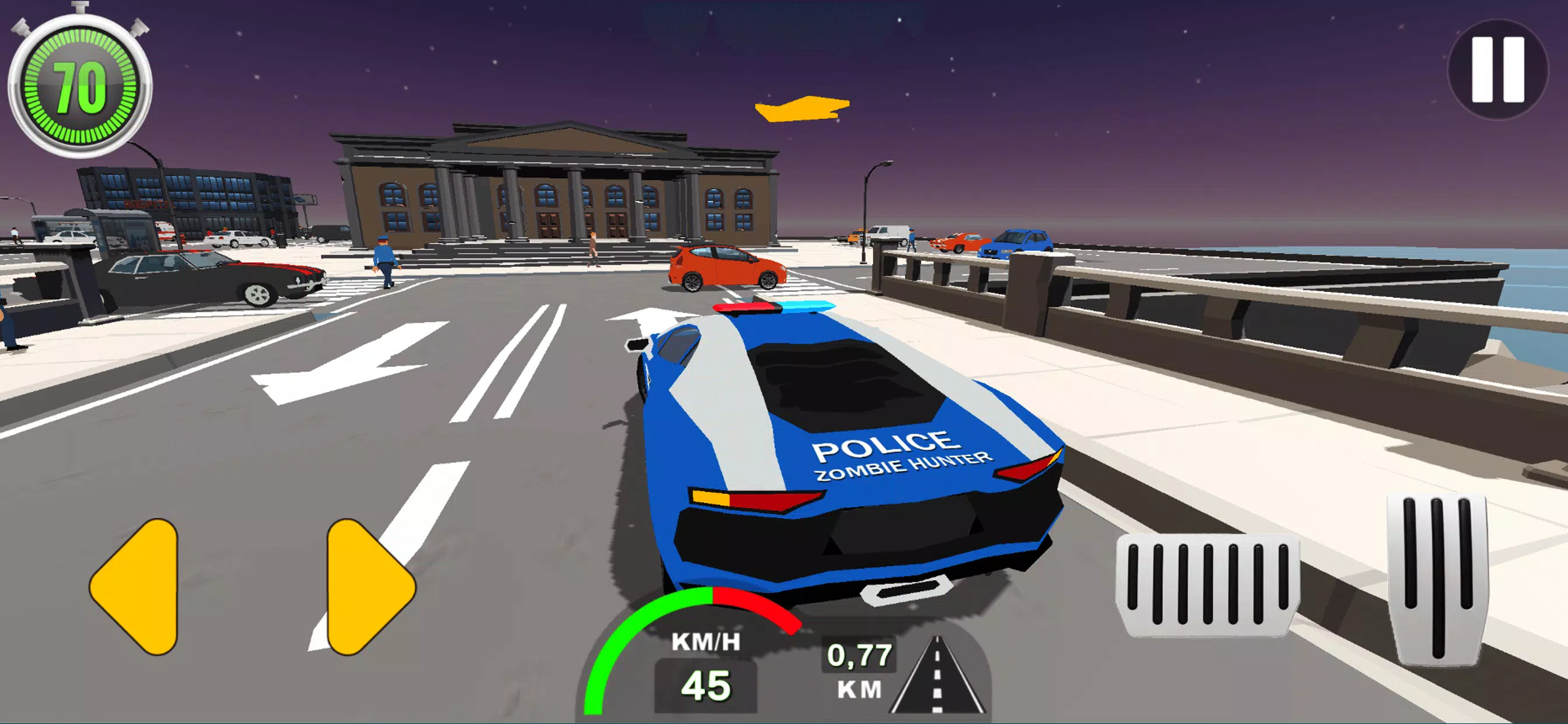 Zombie Hunter : Police Shooter Captura de pantalla 1